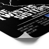 テキサスUSA ツイステッドシスターズ オートバイ 02 ポスター (角)