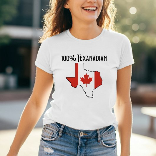 テキサナディアンTシャツ 100% Tシャツ