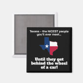 テキサフレンドリーン – 人…遅くまで！ マグネット (正面/裏面)