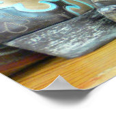 テキサンカウボーイブーツプリントポスター ポスター (角)