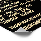 テキサンガール、美容師、ヘアサロン広告ズ ポスター (角)