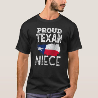 テキサン誇りを持ったニーチェス愛国的プライドテキサス州かわいい Tシャツ