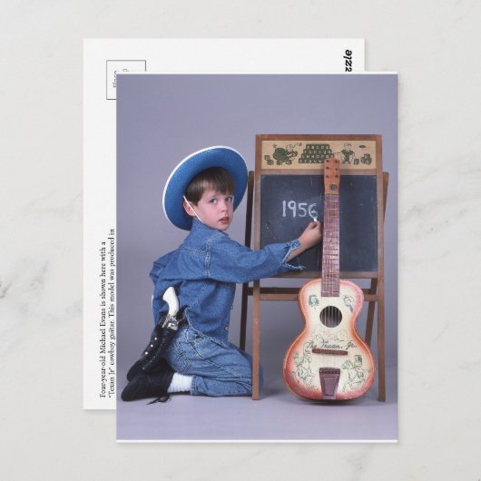 テキサンJrカウボーイギターのはがき ポストカード (正面/裏面)