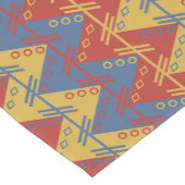 テキスアステカト織物パターン ショートテーブルランナー (コーナー)