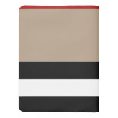 テキスカスタマイズトループ/BWの大きなジャーナルと エクストララージMoleskineノートブック (裏面)