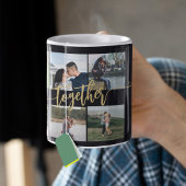 テキスカスタムトスクリプトの10枚の写真コラージュ コーヒーマグカップ