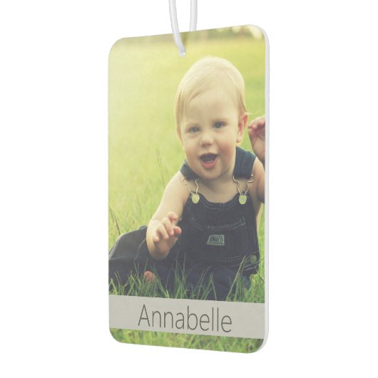 テキスカスタムトパーソナライズされたフォトカー カーエアーフレッシュナー (左)