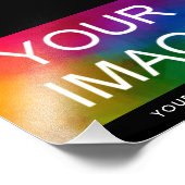 テキスカスタムトファミリーイベントパーティーの結婚写真 フォトプリント            (角)