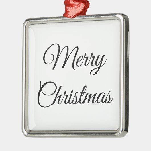 テキスカスタムト写真のクリスマスを追加パーソナライズされたする メタルオーナメント (左)
