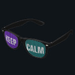 テキスカスタムト、イメージ、背景色 レトロサングラス<br><div class="desc">アイディアおもしろいby EDDA Froehlich |お客様の写真カスタマイズ、シンボル、背景、文字の詳細、フォントのスタイル、フォントのサイズと色を追加することで、イベントにとって簡単に使用できる。 |他のアイディア、デザインおよび製品感じは無料で私に連絡ご覧ください： contact@eddart.deまたは見る： www.zazzle.com/eddartshop* |文字の例： 保 CALM</div>