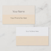 テキスカスタムト、イメージ、背景色 名刺 (正面/裏面)