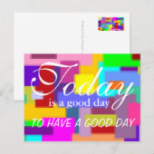 テキスカスタムト、サイン、画像、背景 ポストカード (正面/裏面)