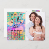 テキスカスタムト、サイン、画像、背景 案内ポストカード (正面/裏面)