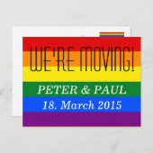 テキスカスタムト、サイン、画像、背景 案内ポストカード (正面/裏面)