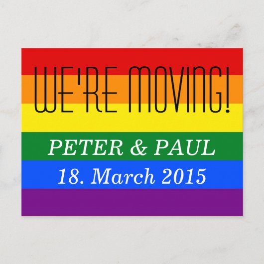 テキスカスタムト、サイン、画像、背景 案内ポストカード (正面)