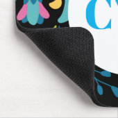 テキスカラフルトパターンモノグラムマウスパッド マウスパッド (コーナー)