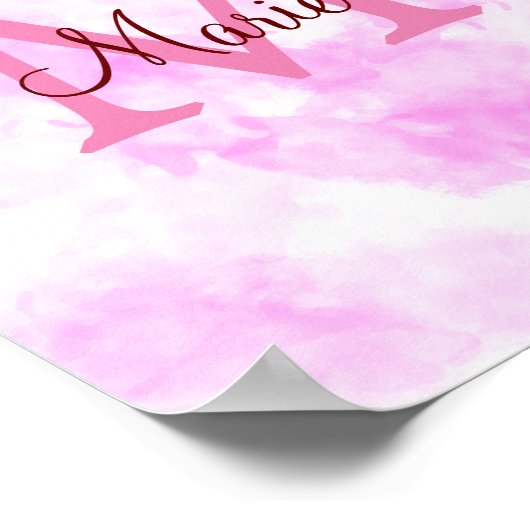 テキスカラフルミニマルトシンプルイメージを追加する ポスター (角)