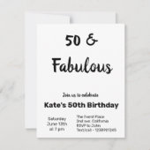 テキスカラフルミニマルト写真名の追加 招待状 (正面)