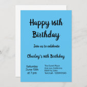 テキスカラフルミニマルト写真名の追加 招待状 (正面/裏面)