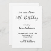 テキスカラフルミニマルト写真名の追加 招待状 (正面/裏面)