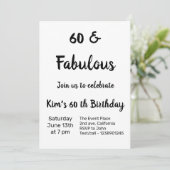 テキスカラフルミニマルト写真名の追加 招待状 (スタンド正面)