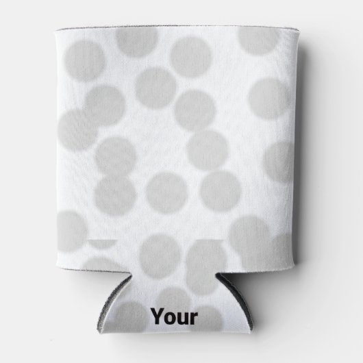 テキスシンプルト写真のミニマルクリスマスcを追加 缶クーラー (正面)