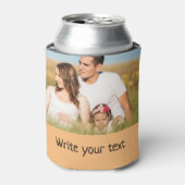 テキスシンプルト写真のミニマルクリスマスcを追加 缶クーラー (缶正面)