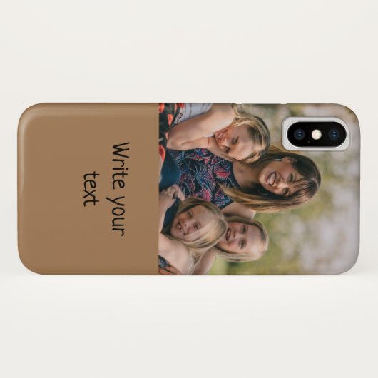 テキスシンプルト写真のミニマルクリスマスcaを追加 Case-Mate iPhoneケース (裏面(横))