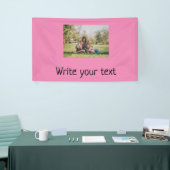 テキスシンプルト写真ミニマルのクリスマスバンドを追加 横断幕 (トレードショー)