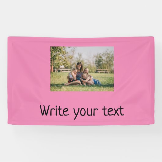 テキスシンプルト写真ミニマルのクリスマスバンドを追加 横断幕 (横)