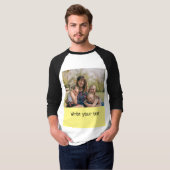テキスシンプルト写真ミニマルの追加クリスマスT-S Tシャツ (正面フル)