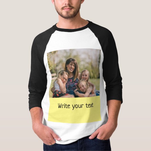 テキスシンプルト写真ミニマルの追加クリスマスT-S Tシャツ (正面)
