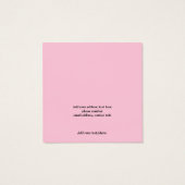 テキスシンプルミニマルトイヤリング表示カードの追加 (裏面)