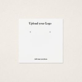 テキスシンプルミニマルトイヤリング表示カードの追加