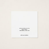 テキスシンプルミニマルトイヤリング表示カードの追加 (裏面)