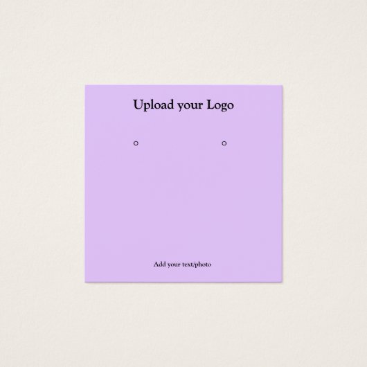 テキスシンプルミニマルトイヤリング表示カードの追加 (正面)