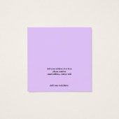 テキスシンプルミニマルトイヤリング表示カードの追加 (裏面)