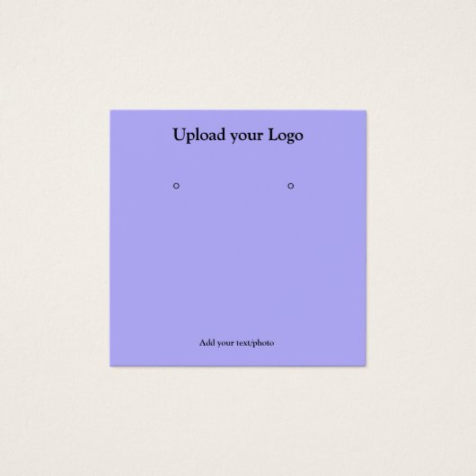 テキスシンプルミニマルトイヤリング表示カードの追加 (正面)