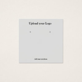 テキスシンプルミニマルトイヤリング表示カードの追加