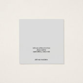 テキスシンプルミニマルトイヤリング表示カードの追加 (裏面)