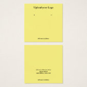 テキスシンプルミニマルトイヤリング表示カードの追加 (正面&裏面)