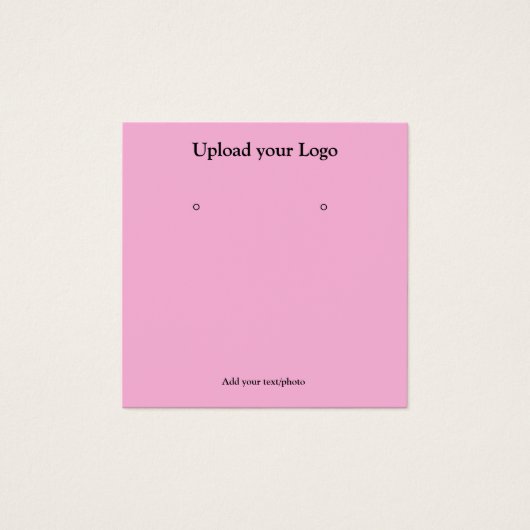 テキスシンプルミニマルトイヤリング表示カードの追加 (正面)