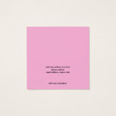 テキスシンプルミニマルトイヤリング表示カードの追加 (裏面)