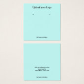 テキスシンプルミニマルトイヤリング表示カードの追加 (正面&裏面)