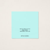 テキスシンプルミニマルトイヤリング表示カードの追加 (裏面)