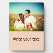 テキスシンプルミニマルト写真のクリスマスを追加 フォトプラーク (正面)