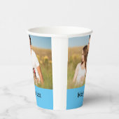 テキスシンプルミニマルト写真のクリスマスを追加 紙コップ (右)