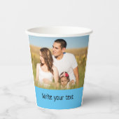 テキスシンプルミニマルト写真のクリスマスを追加 紙コップ (正面)