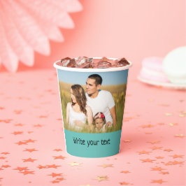 テキスシンプルミニマルト写真のクリスマスを追加 紙コップ