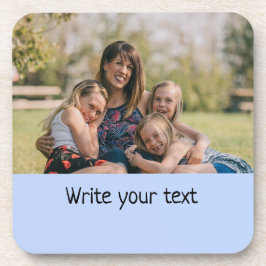 テキスシンプルミニマルト写真のクリスマスセントを追加 コースター